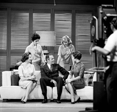 Guest star Henry Fonda performs a scene with Jann Darlyn Shari Ste- Old Photo 1