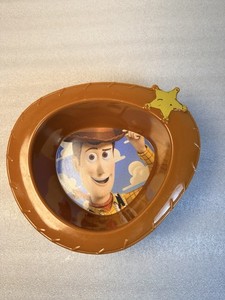 Disney Store Toy Story Woody Cowboy Hat Plastic Cereal Bowl Disney Pixar