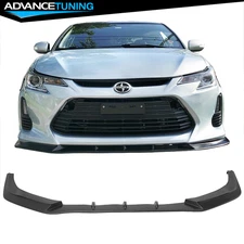 Fits 14-16 Scion TC Coupe IKON V3 Style Unpainted Front Bumper Lip Spoiler- PU