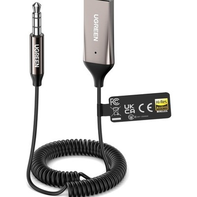 Aux Bluetooth 6.0 Adapter LDAC Hi-Res Audio für Auto und Zuhause, kompatibel ...