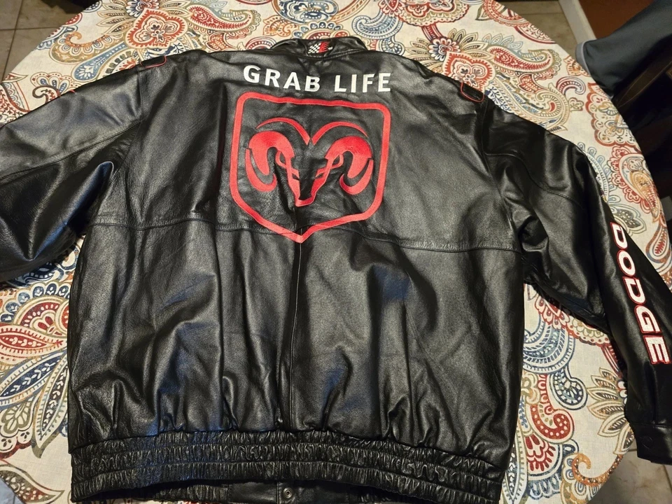 Chaqueta de cuero auténtica Kasey Kahn’s Chase 2006 de Evernham Motorsport, LLC, 2XL Foto 2 de 4