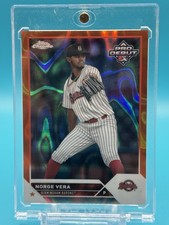 2023 Topps Chrome Pro Debut Norge Vera Orange Wave /25 Chicago White Sox Rookie