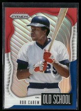 Rod Carew #OS-5 2021 Old School Red White Blue Prizm California Angels