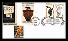 US COVER CENTENNIAL OLYMPIC GAMES ATLANTA GEORGIA FDC COMBO PASTED ON CACHET