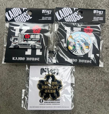 Kaido House Offse7 Black Tokyo Diecast Club Limited Pin Set of 3 New