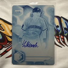 2023 Bowman Best Luke Keaschall Chrome Auto Printing Plate Cyan 1 of 1 🔥