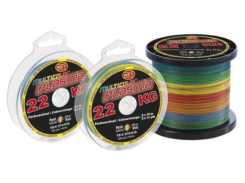 WFT KG Plasma Lazer Skin 022mm 27kg 3000m Geflochtene Schnur Multicolor 82490₽