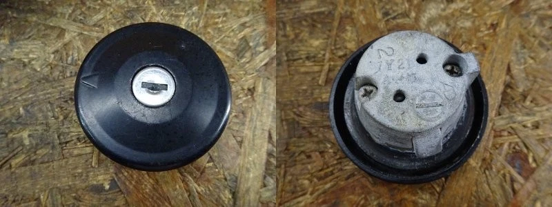 85-07 Yamaha Vmax 1200 VMX12 V Max Lock Set Ignition Switch Tank Cover Key OEM - Image 2 of 4