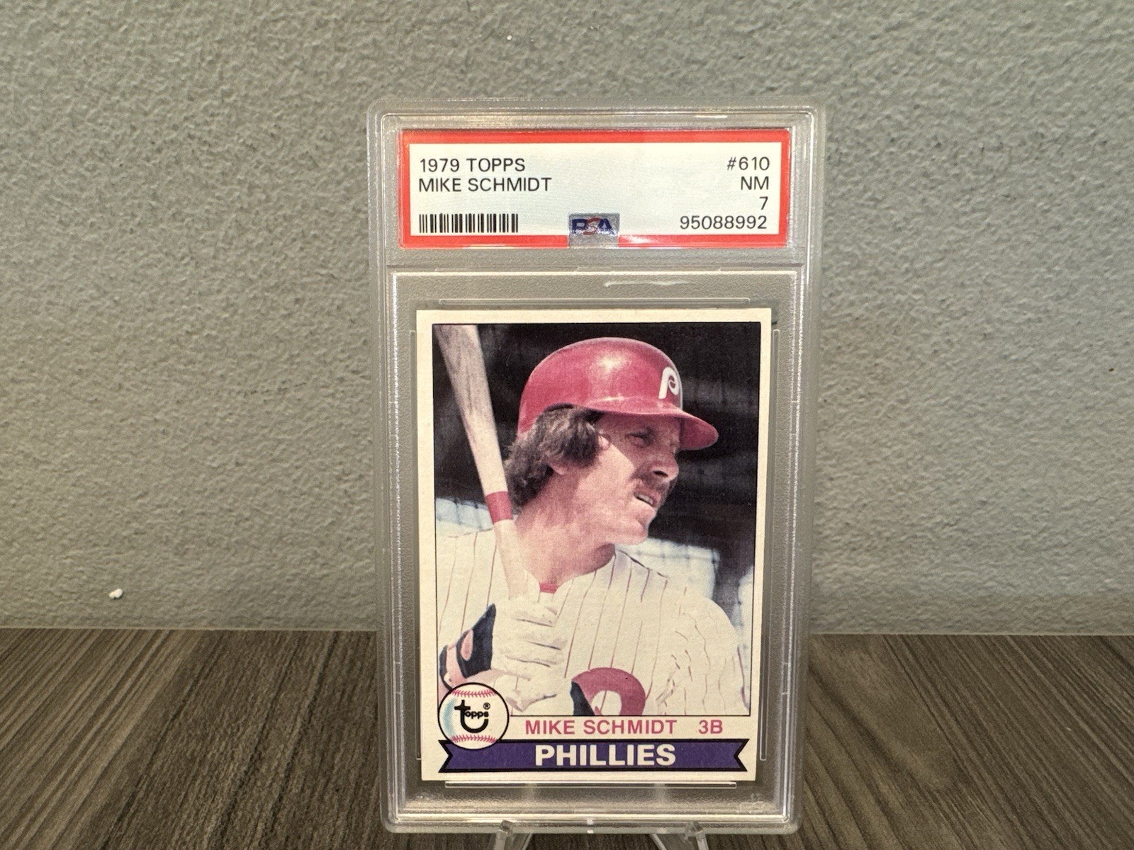 1979 Topps #610 Mike Schmidt PSA NM 7 95088992