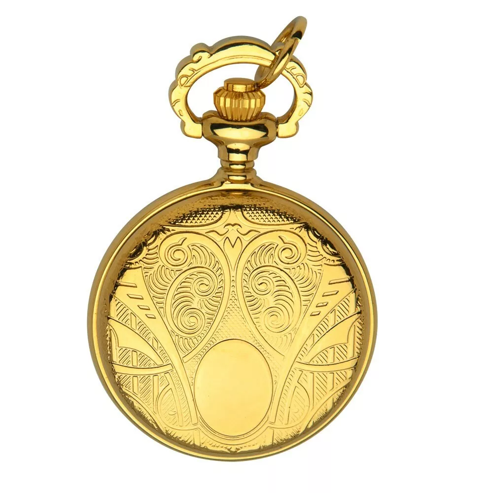 Montre pendentif dor motif m daillon pour femme eBay