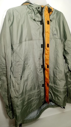 Sierra Designs Nylon Taped Jacket Hardshell Grey Waterproof Ski Outdoor Men's MD - Picture 15 of 16