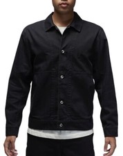 MEN'S LARGE 130 JORDAN ESSENTIALS CHICAGO WORKWEAR JACKET BLACK FN4527-010 NEW 
