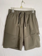 Unipro Mens Size Medium Active Shorts Tan Running Hiking 3846