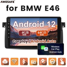For BMW E46 M3 GPS SAT NAV 8-Core Android CarPlay Car Stereo Radio Head Unit SWC