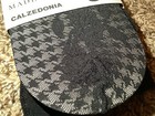 Calzedonia pied de poule fiori fashion tights, color nero, size: M/L — photo 3