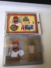 2004 Albert Pujols DK Auto #1/5 (1st one) w Bonus GU bat /100!