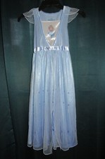 DISNEY FROZEN II PRINCESS ELSA NIGHTGOWN COSTUME SZ M BLUE GOWN DRESS UP