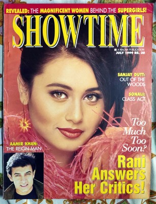 Rare Bollywood Film Movie Magazine Showtime July 1999 English India Ebay