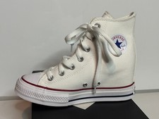 NEW CONVERSE A11908C Chuck Taylor All Star Wedge Heel Platform Sneakers White 6