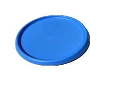 Tupperware Replacement Lid Canister One Touch "D" Blue Color Blossom   7792A-5