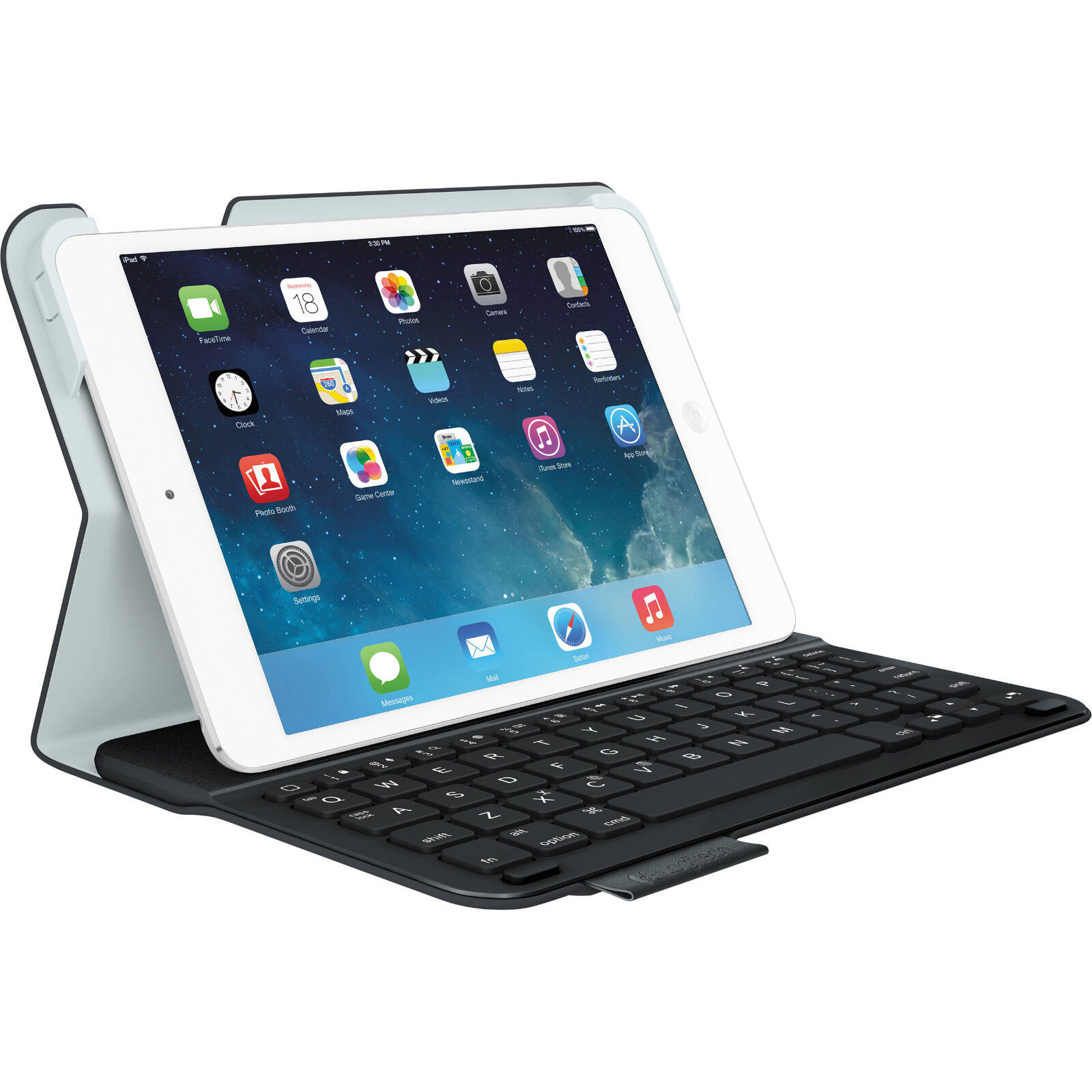 Onset enkemand haj Logitech Wireless Ultrathin Keyboard Folio Case iPad Mini 1, 2 & 3 Carbon  Black 12300202602 | eBay