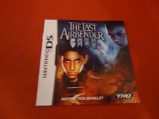 The Last Airbender Nintendo DS Instruction Manual Booklet ONLY
