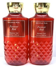 2 Bath  Body Works FOREVER RED Body Wash Shower Gel 10 oz