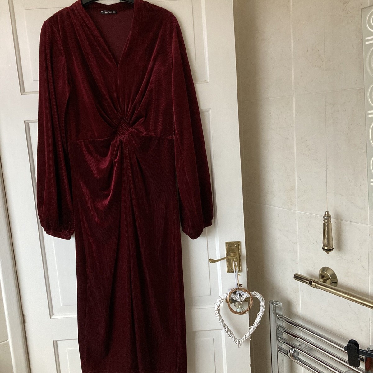 Velvet Dress Shein Robe En Velours Soirée Robe Velour Longue 2018