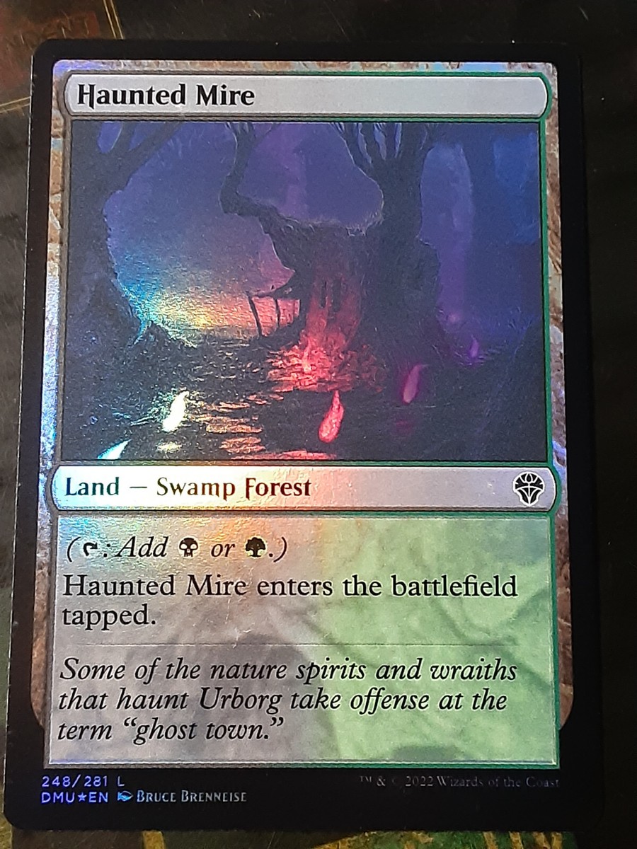 Haunted Mire FOIL , Dominaria United , Near Mint , MTG, FREE