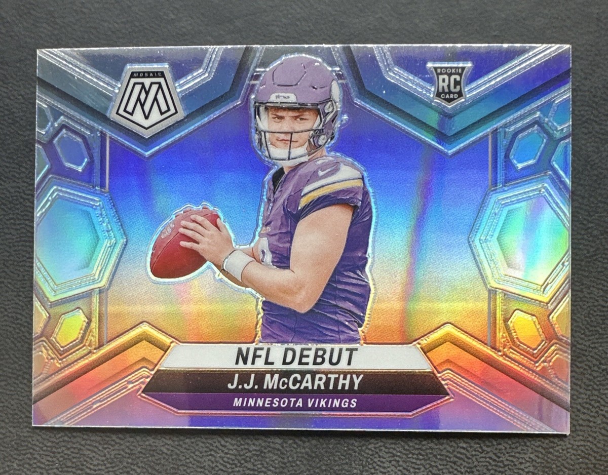 2024 Panini Mosaic True Silver JJ McCarthy NFL Debut #275 Rookie