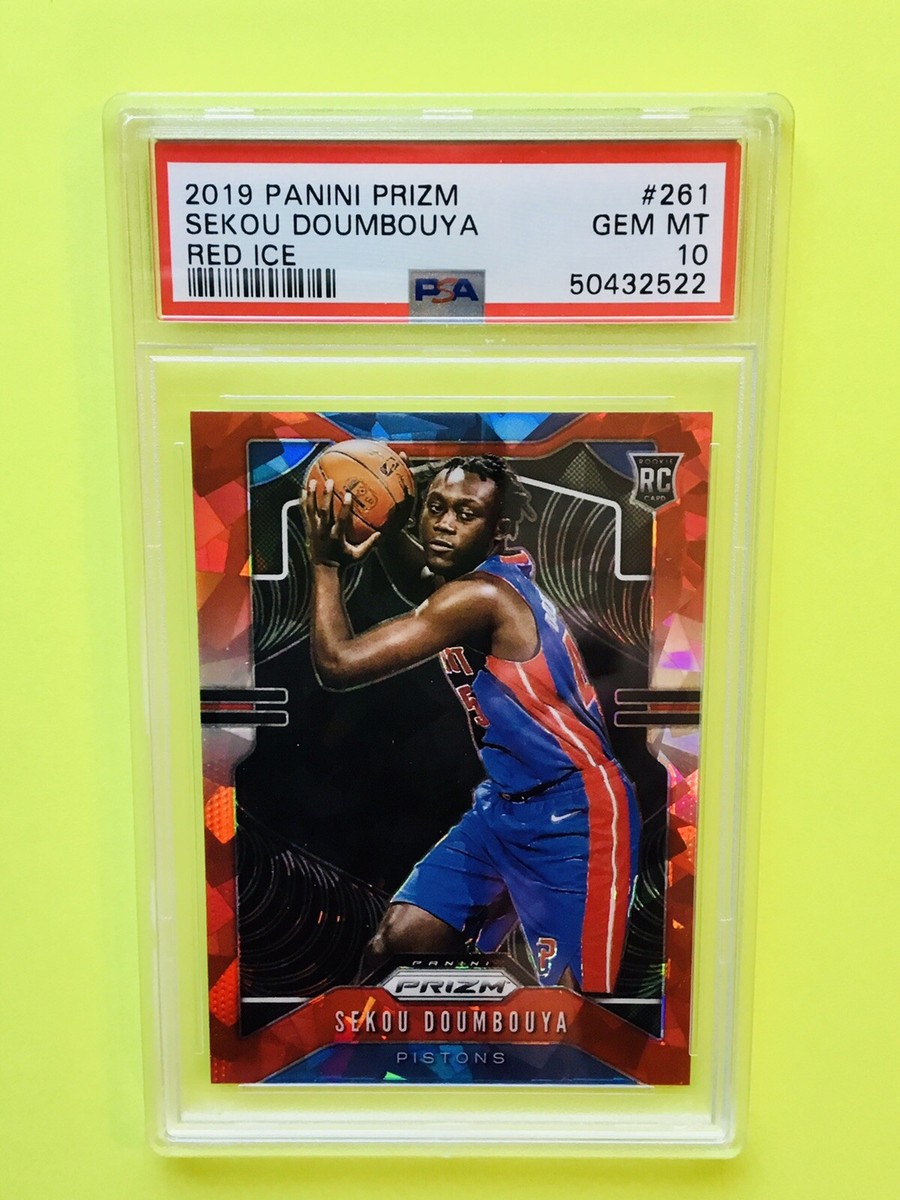 2019-20 Panini Prizm Sekou Doumbouya RED ICE #261 RC Rookie