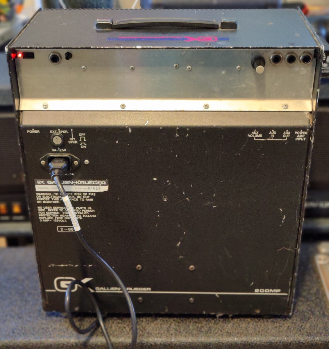 Gallien Krueger 200MP Vintage Bass or Keyboard Amp. Guitar