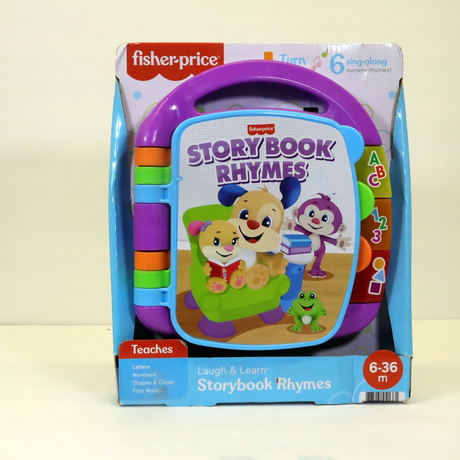 Fisher-Price Laugh & Learn Storybook Rhymes with Lights and Sounds CDH24 NEW-image
