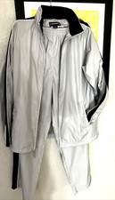 Vintage CHAMPS NYLON GRAY WINDBREAKER SUIT SET SZ XLARGE xrd