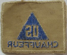 PUS184 - WW2 U.S. Civil Chauffeur Patch