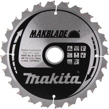 Image of Makita MAKBLADE Circular Saw Blade for Wood Cutting 216mm 24T 30mm