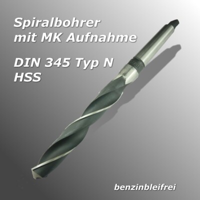 1x Spiralbohrer Bohrer Drill 15,75mm mit MK2-Aufnahme HSS