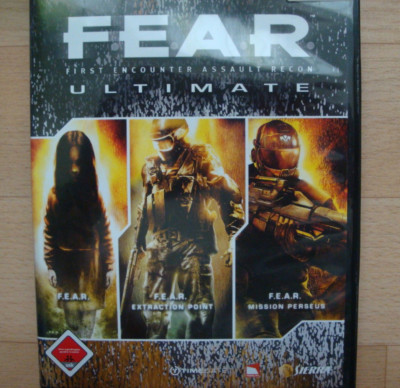 F.E.A.R. Trilogy 1 + 2 + 3 FEAR Trilogy PC in DVD HÜlle mit Anleitung 