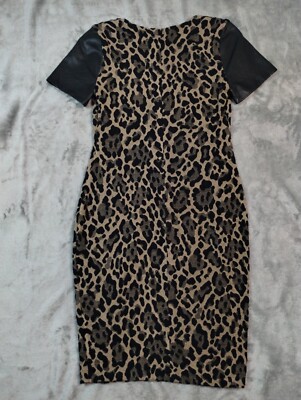 chinese dress ladies Starlet Swing Dress and Scarf in Leopard Print