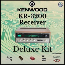 Kenwood KR-3200 Receiver Deluxe Upgrade Kit Genuine Parts Restoration