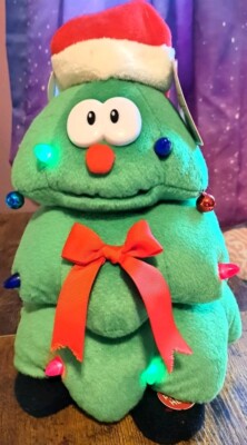 Christmas Cuddle Barn Rockin Robbie Dancing Tree