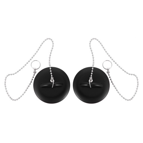 2 Pcs Bathtub Silicone Plug Bathroom Water Plugs Drain Lever eBay