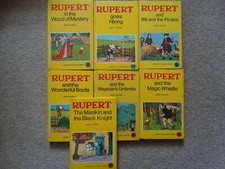 Rupert Little Bear Library (Lot of 7 Books) VG+/VF