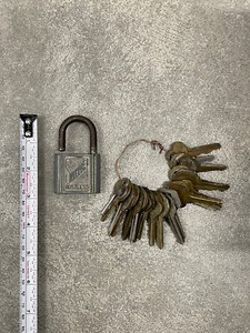 Vintage Antique Lot- Lock And Keys Made In USA