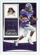 Chris Johnson 2016 Panini Contenders Draft Picks #22 East Carolina Pirates