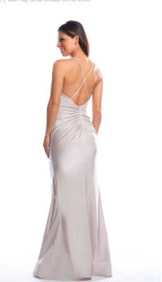 open lace back dress 2301 Blackberry
