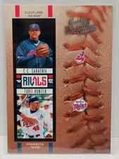 2005 Donruss Leather & Lumber C.C. Sabathia/Torii Hunter Rivals /2000