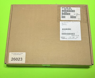 Sun 501-5390 SPARCengine CP1400 CPU Board 3000MHz w/64MB w/ Front Panel, NEW