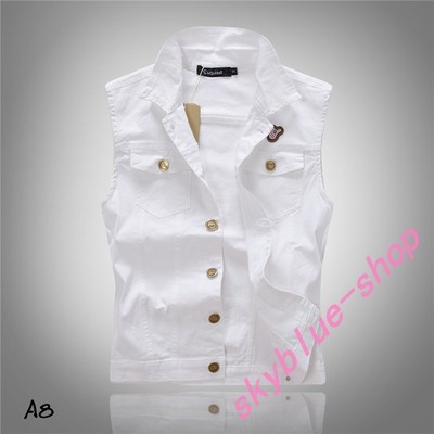 white half jacket mens