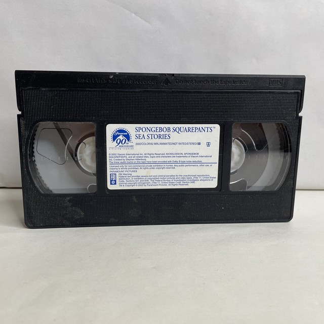 Spongebob Squarepants Sea Stories (VHS, 2002) for sale online eBay